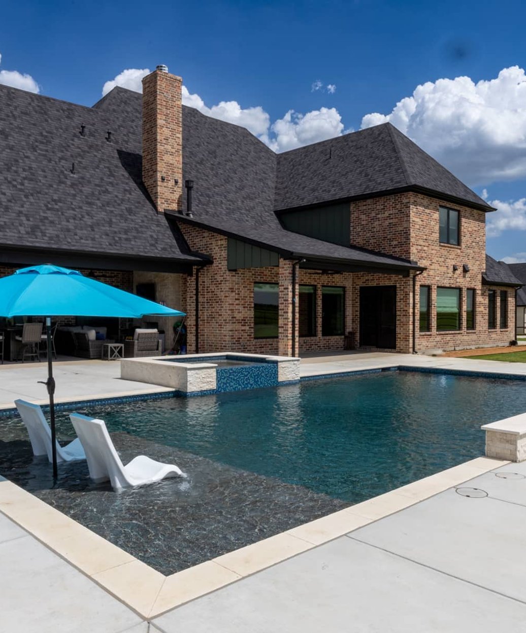 Pool renovation completed by TidalWave Custom Pools in Frisco, TX